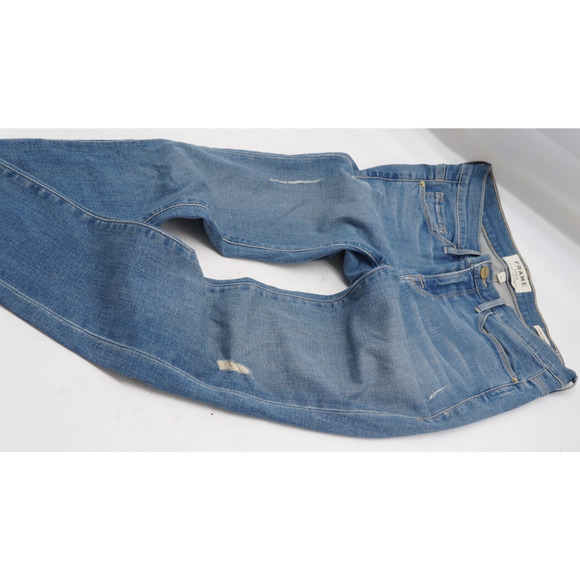 Size 26 - Frame Denim Women's Le Skinny De Jeanne Distressed Denim Jeans - Picture 4 of 11